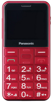 Мобильный телефон Panasonic KX-TU155 Red