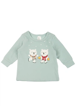 Лонгслив H&M 56 sm Мятный (HM-07842100-Mint)