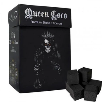 Кокосове вугілля для кальяну Queen Coco 1 кг