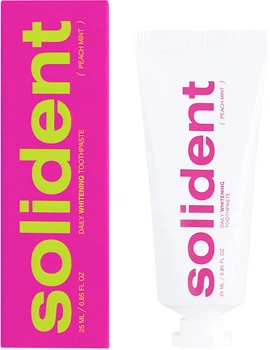 Відбілювальна зубна паста Solident Peach mint 25 мл (4823109702592)