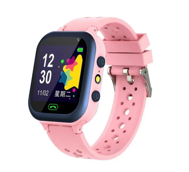 Детские смарт часы Q15 smart baby watch с сим картой и украинским языком камера фонарик розовый