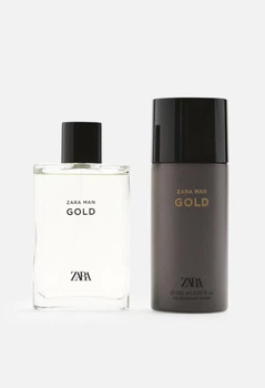 Набор для мужчин Zara туалетная вода Man Gold 90мл + дезодорант Man Gold 150мл