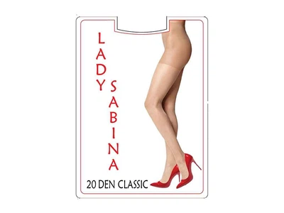 Колготи LADY SABINA 6 20DEN Natural капронові "CLASSIC"