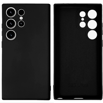 Чехол Silicone Full Camera Protective case для Samsung S23 Ultra (25) Black черный