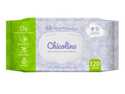 Вологі серветки CHICOLINO 120шт