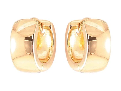 Сережки XUPING Позолота 18K колечка «Класика, шир. 5мм" ø 10мм (252420)