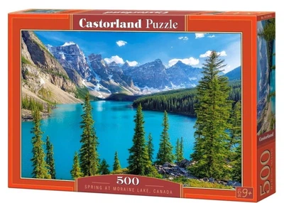 Пазл Castorland puzzle Весна на озере Морейн, Канада, 500 эл. (B-53810)