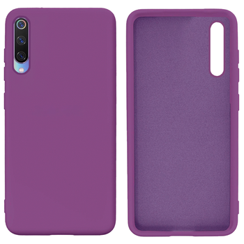 Чехол Silicone case Camera Protective для Xiaomi Mi 9 Lite (14) фиолетовый Purple