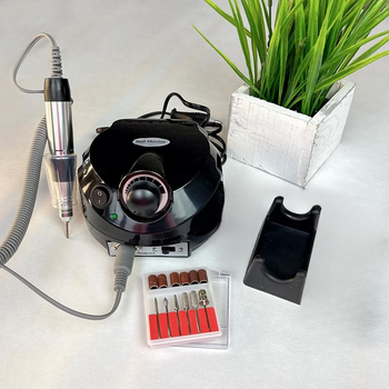 Фрезер для маникюра с насадками Nail Drill ZS 601 65W 45000 об\мин (черный)