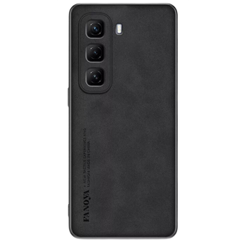 Шкіряний чохол - накладка Fanoya для Infinix Hot 50 4G black