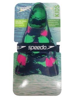 Дитячі ласти для плавання Speedo Multi Navy Dark Teal розмір S / US (9-10 ) / EU 26-27