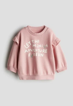 Свитшот розовый Adventure H&M 98см (400099472)
