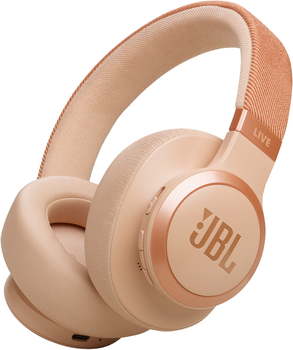 Słuchawki JBL Live 770NC Sandstone (JBL-LIVE770-SNDSTN)