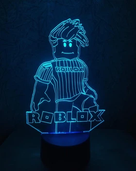 3d-светильник Roblox Роблокс, 3д-ночник, несколько подсветок (на батарейке), подарок геймеру