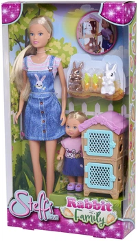 Кукольный набор Simba Toys Штеффи Семья кроликов 29 см (5733667) (4006592090609)
