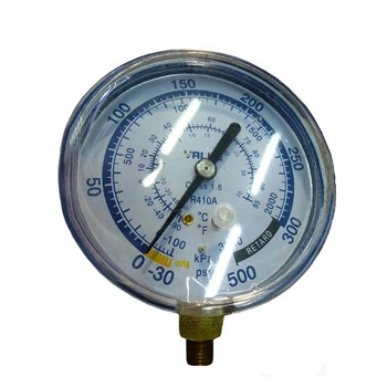 Манометр низького тиску EL VALUE D=80mm R410 низький тиск 300005060182