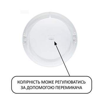 Накладной LED светильник 36W Horoz Electric круглой формы 3000K/4000K/6500K белый IP20 MILENA-36 3CCT