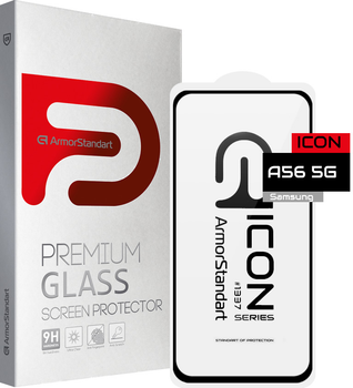 Захисне скло ArmorStandart Icon для Samsung Galaxy A56 5G Black (ARM82614)