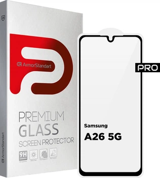 Захисне скло ArmorStandart Pro для Samsung Galaxy A26 5G Black (ARM82212)