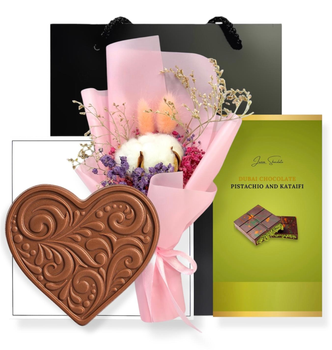 Подарунковий набір LAVIVA CHOCOLATES Дубайський шоколад Смарагд