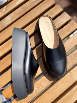 Жіночі бабуші ShoesBand Чорна натуральна шкіра 40 (25,5 см) (S99751)