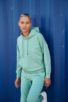 Худи женское Superstacy XL Мятный (6108)
