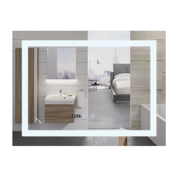 Зеркало Mixxus Warm MR02-120x80 (часы, LED-подсветка, антизапотевание) (MI6001)