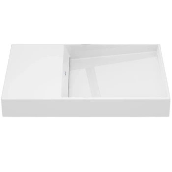 Умывальник накладной ROCA Horizon 600x380x102мм прямоугольный белый A32727900B