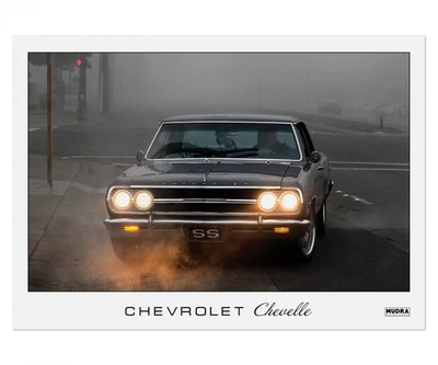 Постер CP Chevrolet Chevelle, Muscle Car 84х60 см (2)