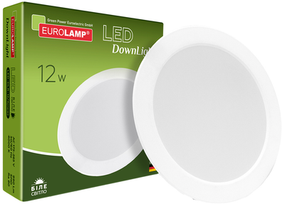 Світильник Eurolamp LED Downlight NEW 12W 4000K (LED-DLR-12/4(new))