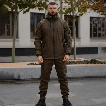 Мужской костюм Intruder Reef Softshell куртка + штаны хаки размер M