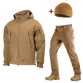 Форма M-Tac SoftShell + Подарунок Шапка койот розмір L