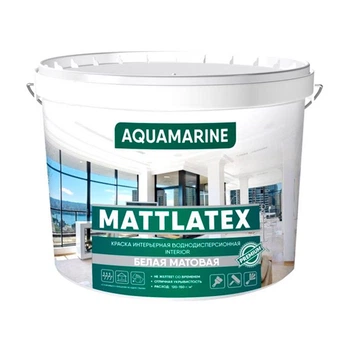 Краска интерьерная AQUAMARINE MATTLATEX INTERIOR 1,4 кг