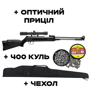Пневматична гвинтівка Spa Snow Peak WF600P + Оптика + Чехол + Кулі