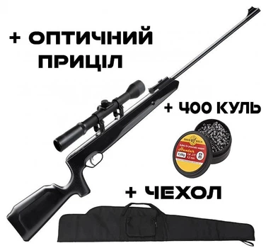 Пневматическая винтовка SPA Snow Peak GR1200S газовая пружина + Оптика + Чехол + Кулі