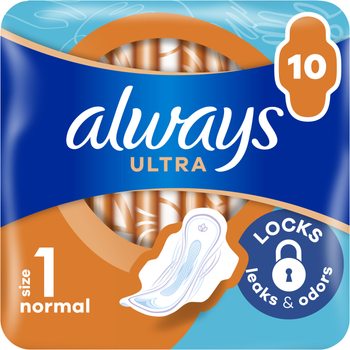 Гігієнічні прокладки Always Ultra Normal (Розмір 1) 10 шт (5997253515991)