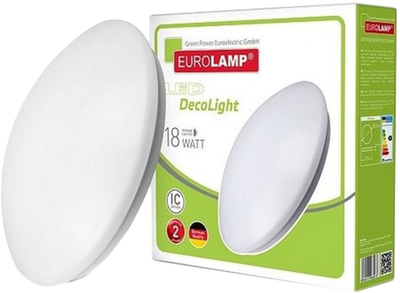 Стельовий світильник Eurolamp LED накладний матовий 18 W 4000 K (LED-NLR-18/4(F)new)
