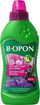 Добриво рідке BIOPON для квітучих рослин 0.5 л (5904517062580)