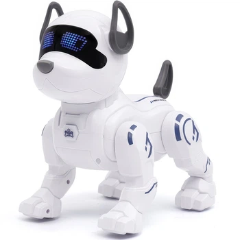Собака-робот на радіокеруванні Intelligent Dog Робот зі звуковими та світловими ефектами 034m