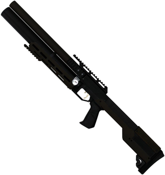 Пневматична гвинтівка PCP Zbroia Sapsan TAC-M 550/300 (4.5мм, 35 Дж, чорний) + Оптика 4х32 + Чехол + Кулі