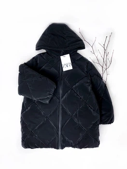 Демісезонна куртка ZARA 122 см чорний артикул Л783