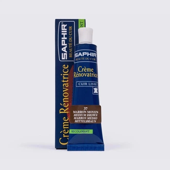 Жидкая кожа Saphir Creme Renovatrice 25 мл средний коричневый