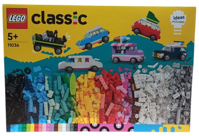 Конструктор LEGO Classic Творчі транспортні засоби 900 деталей (11036) (955555908655242) - Уцінка