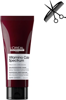 Професійний кондиціонер L'Oreal Professionnel Serie Expert Vitamino Color Spectrum Professional Deep Conditioner для сяючого блиску та збереження 5 вимірів колірного спектру після фарбування волосся 200 мл (3474637269029)