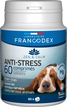 Витамины с успокаивающим действием для собак Francodex Antistress Dog, 60 табл