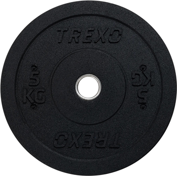 Tarcza olimpijska Trexo TRX-BMP005 5 kg Black (5904823009781)