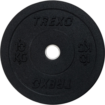 Tarcza olimpijska Trexo TRX-BMP010 10 kg Black (5904823009774)