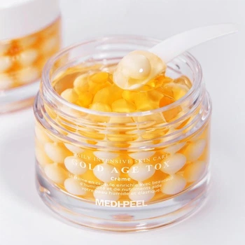 Антивозрастной капсульный крем с экстрактом золотого шелкопряда Medi-Peel Gold Age Tox Cream, 50 мл