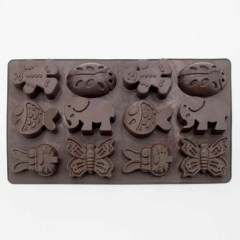 Форма для выпечки печенья Lessner Chef Choco 10261 19,5x34x4 см коричневая
