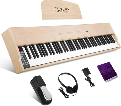 Цифровое пианино Fesley FEP300 (педаль, пюпитр, наушники, накидка,блок питания)